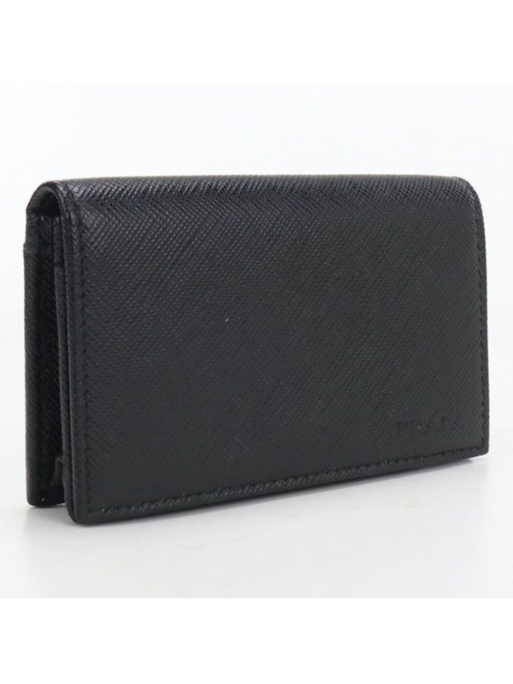 Prada Card Slot Saffiano Leather Business